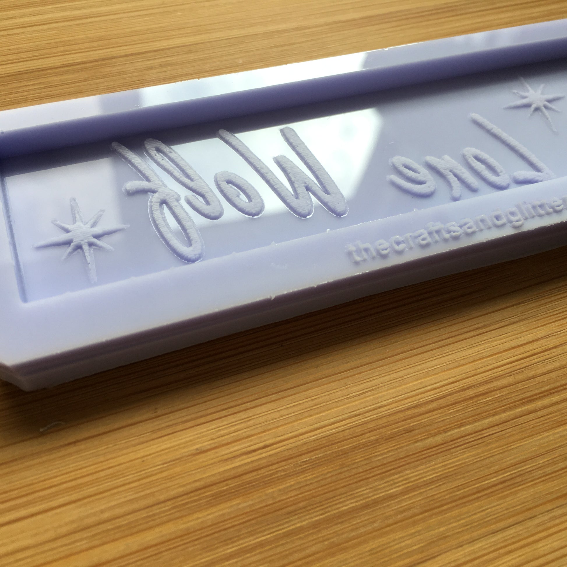 Lone Wolf Bookmark Silicone Mold