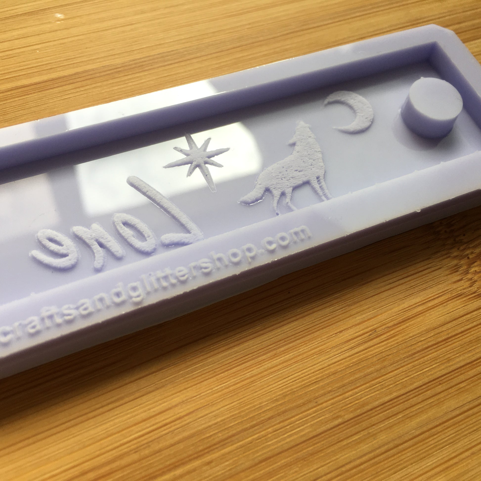 Lone Wolf Bookmark Silicone Mold