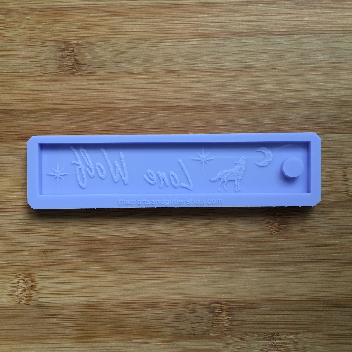 Lone Wolf Bookmark Silicone Mold