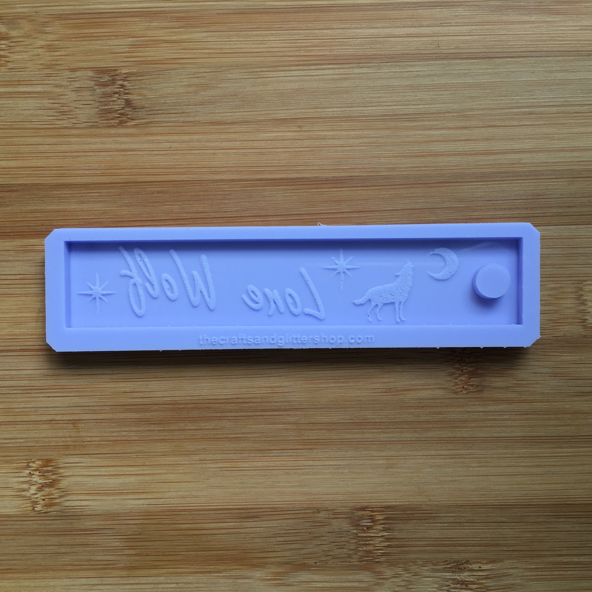 Lone Wolf Bookmark Silicone Mold