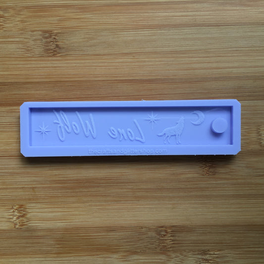 Lone Wolf Bookmark Silicone Mold
