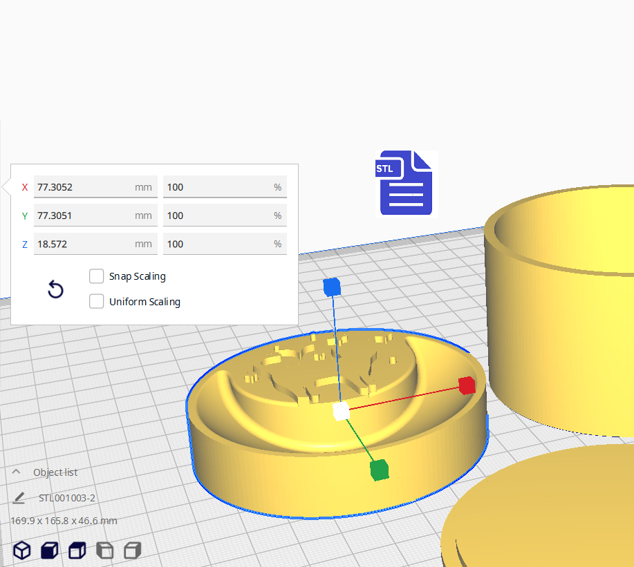 Lunar Cat Bath Bomb Mold STL File