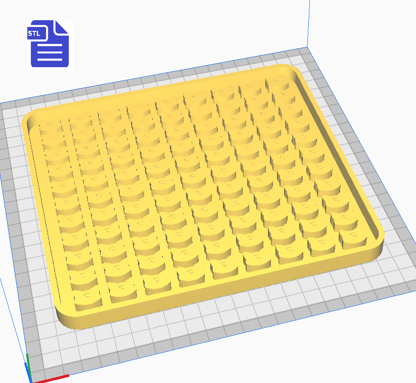 Lunar Cat Tray Silicone Mold Housing STL File