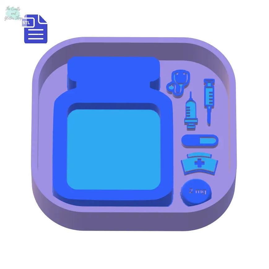 Medic Set Silicone Mold Housing STL File