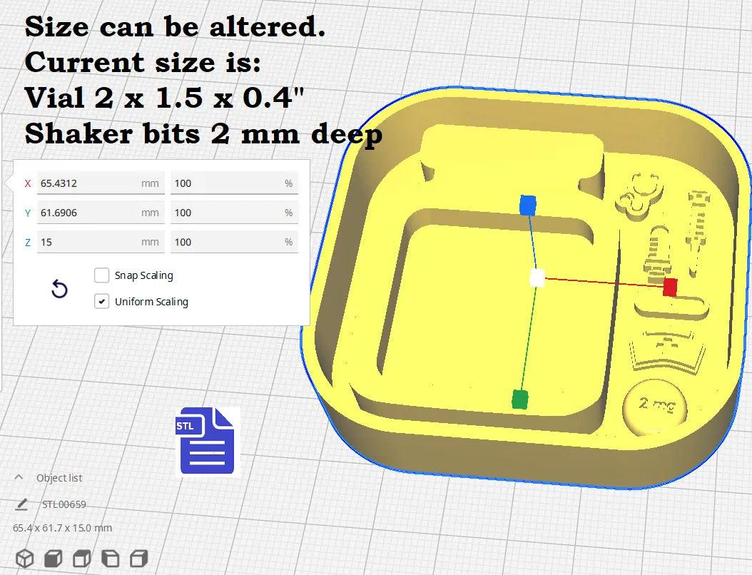 Medic Set Silicone Mold Housing STL File