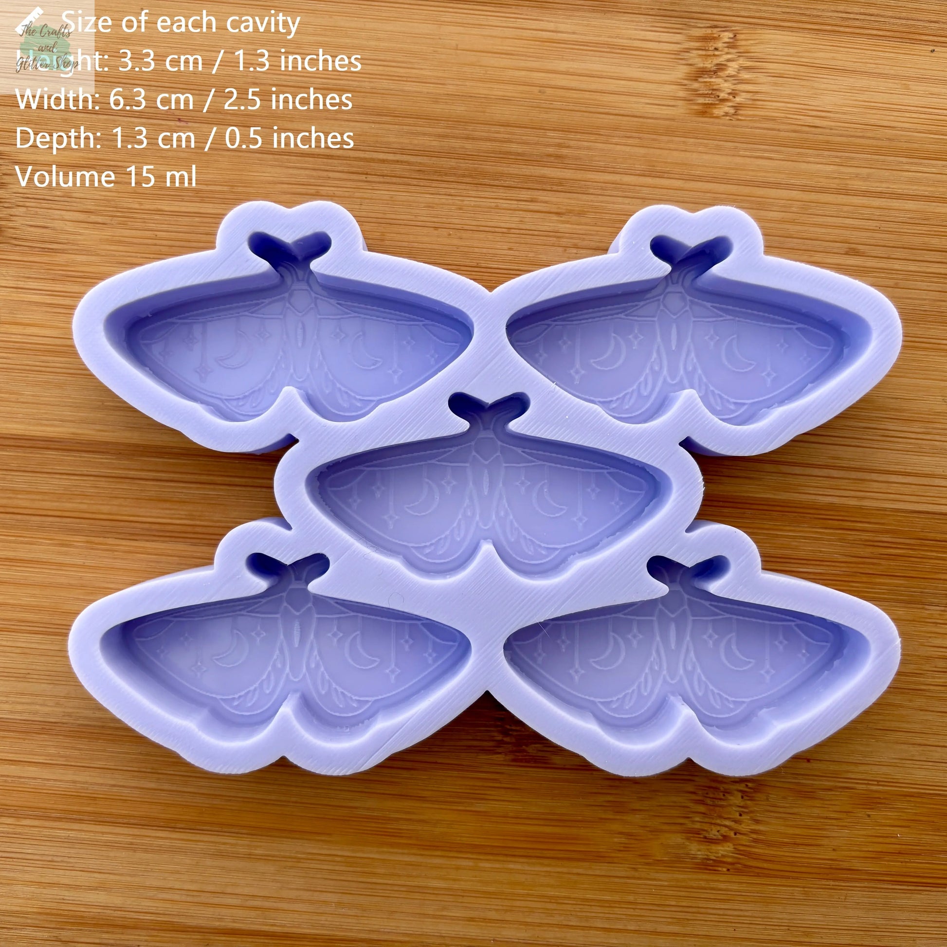 Moth Silicone Mold - The Crafts and Glitter Shop