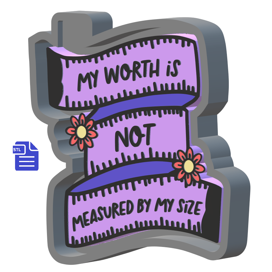 My Worth Silicone Mold Housing STL File