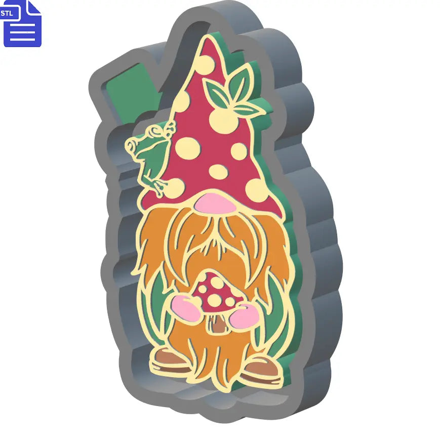 Nature Gnome Silicone Mold Housing STL File