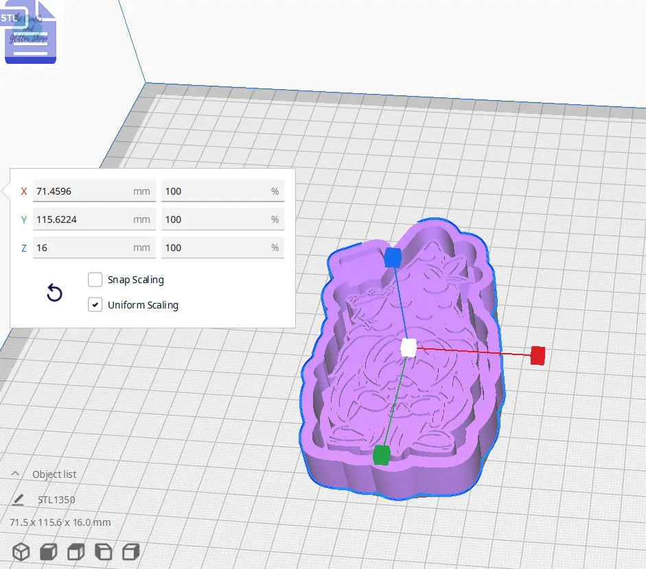 Nature Gnome Silicone Mold Housing STL File