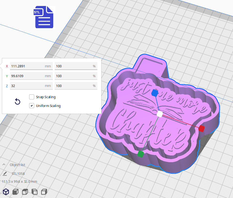 One More Chapter Silicone Mold Housing STL File