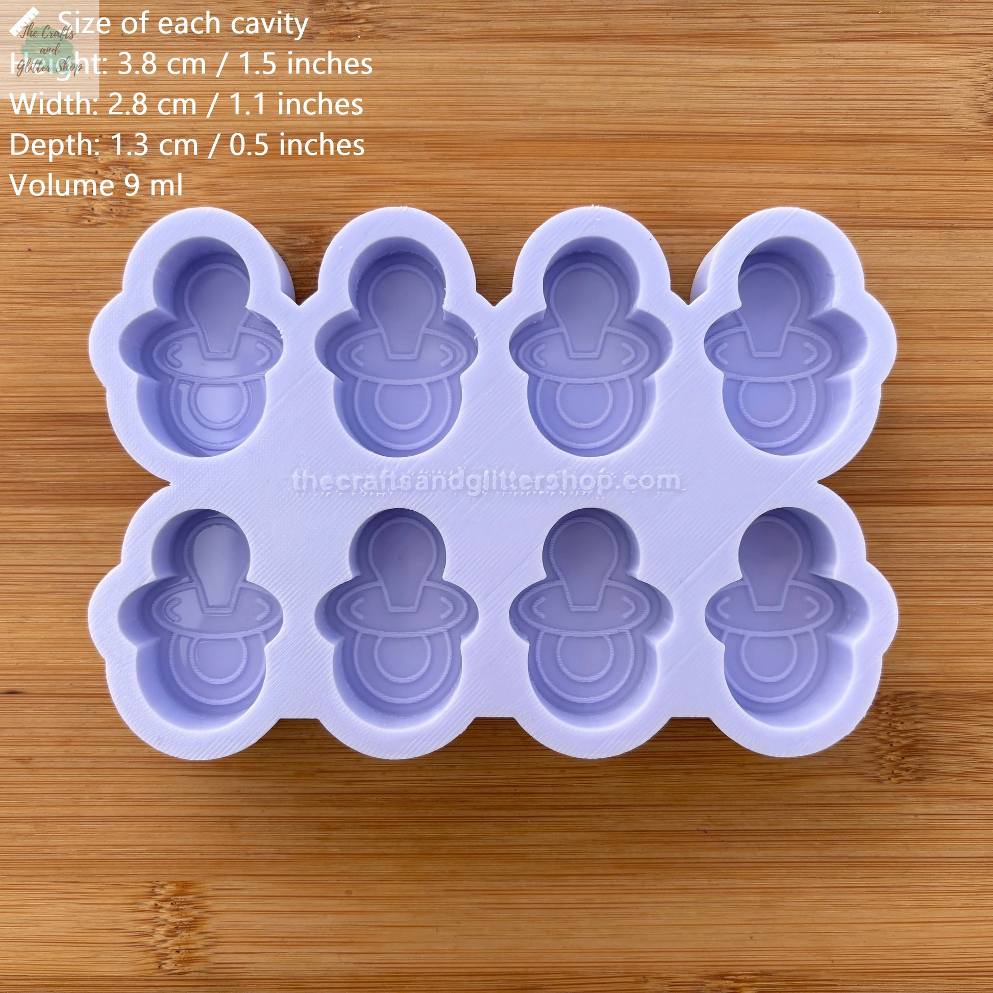 Pacifier Silicone Mold - The Crafts and Glitter Shop