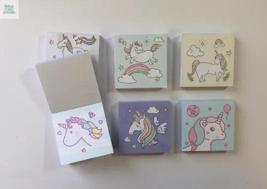 Pastel Unicorn Memo Pad Paper