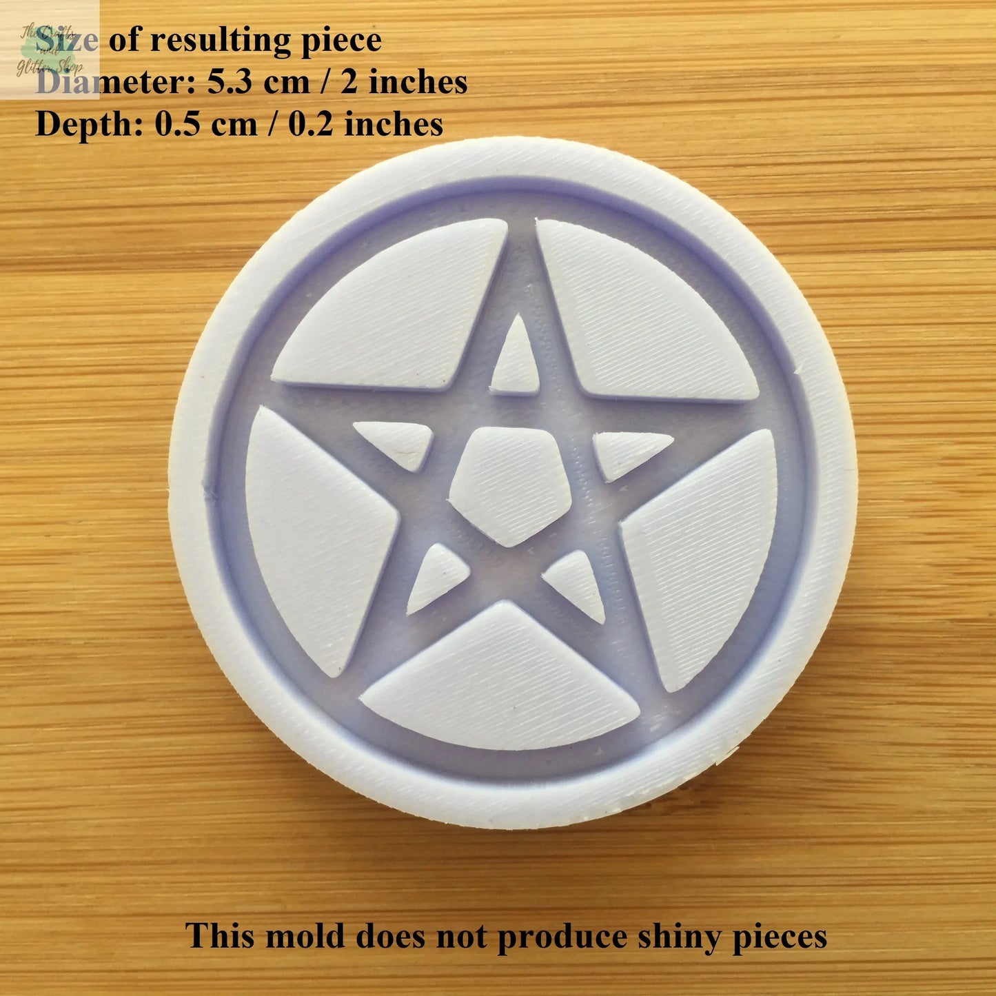 Pentagram Silicone Mold The Crafts and Glitter Shop