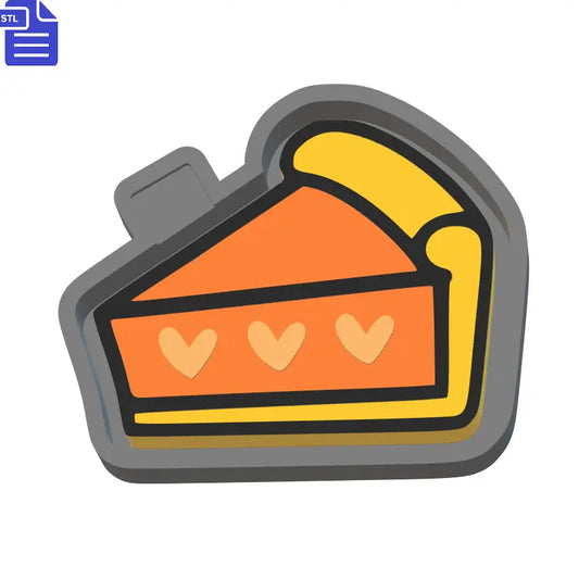 Pie Slice Silicone Mold Housing STL File - The Crafts and Glitter Shop