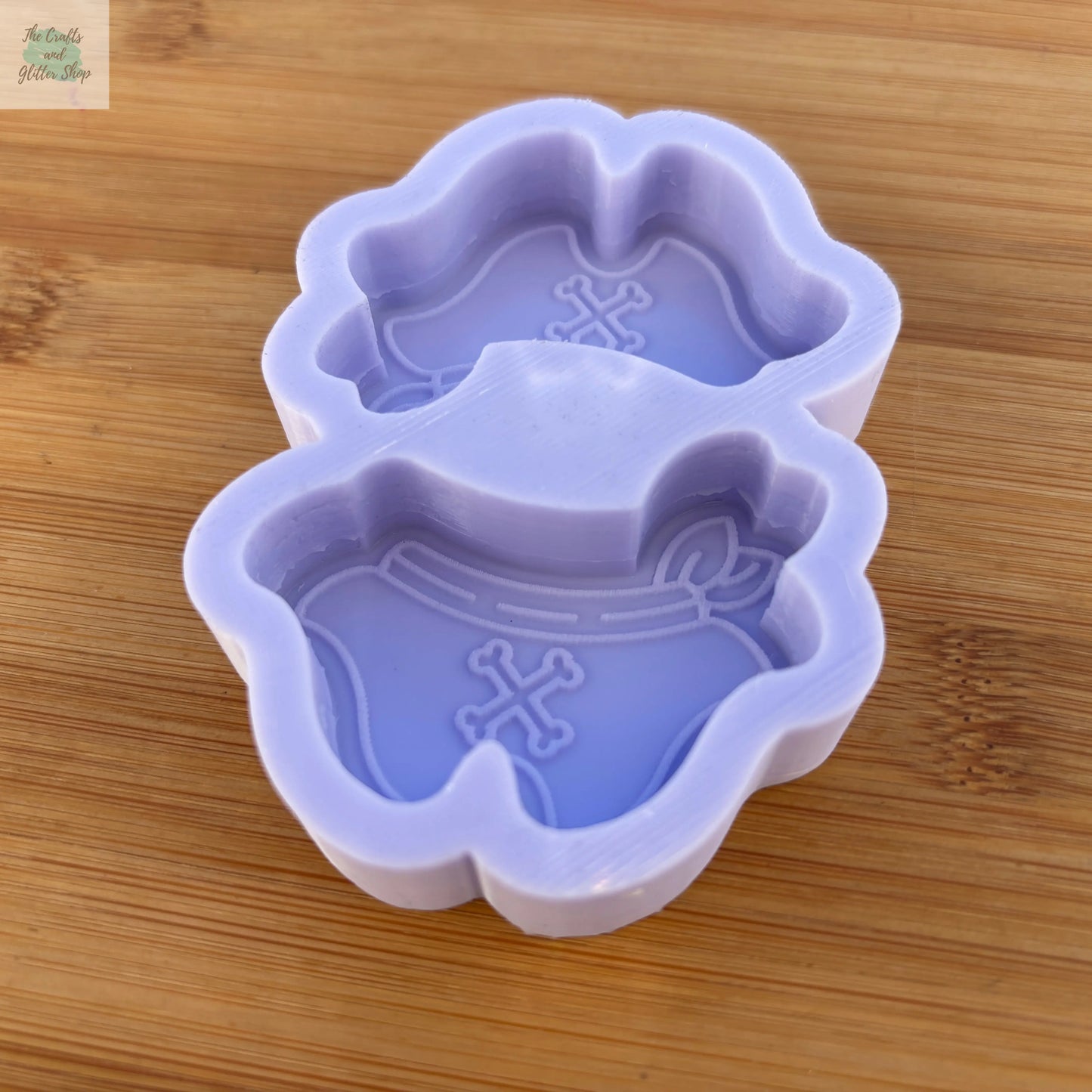 Pirate Hat with Bandana Silicone Mold - The Crafts and Glitter Shop