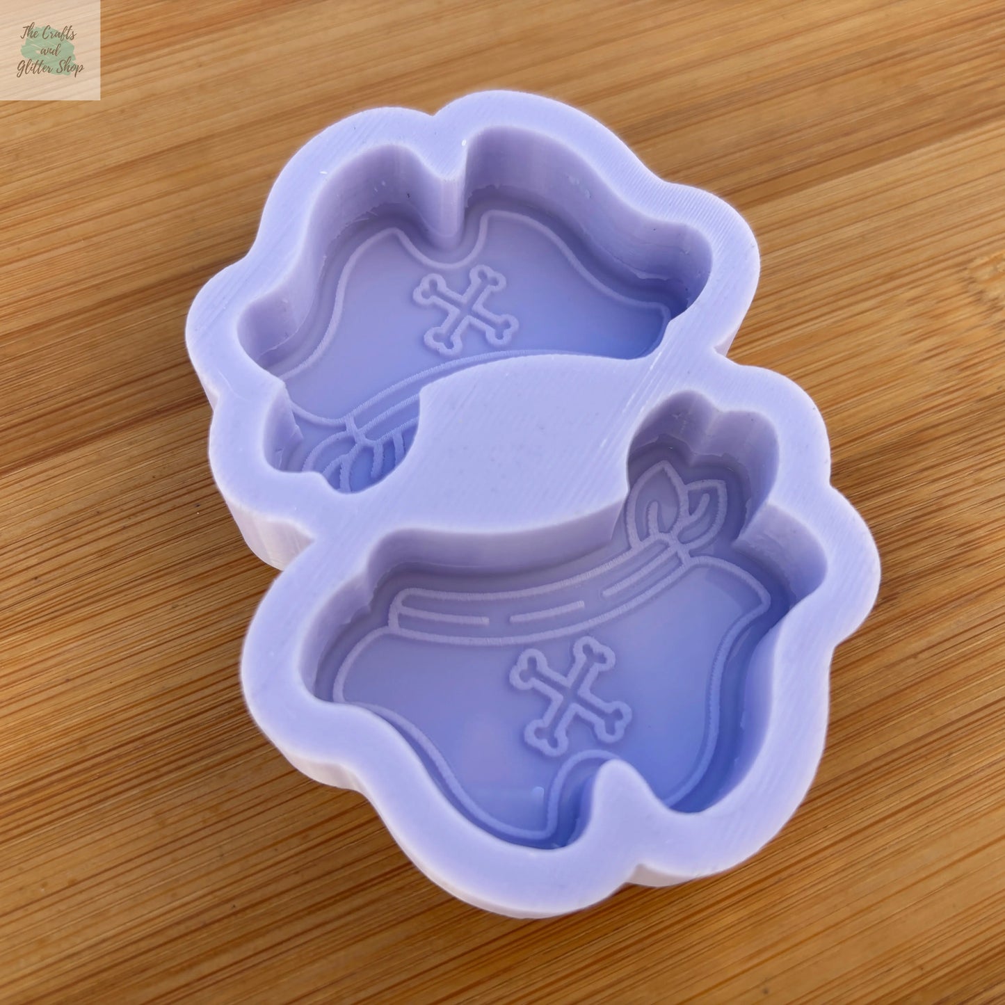 Pirate Hat with Bandana Silicone Mold - The Crafts and Glitter Shop