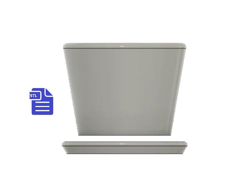 Planter with holes & Water dish STL File - for 3D printing - FILE ONLY