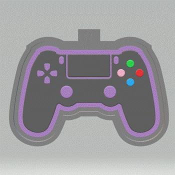 PlayStation Controller Silicone Mold Housing STL File