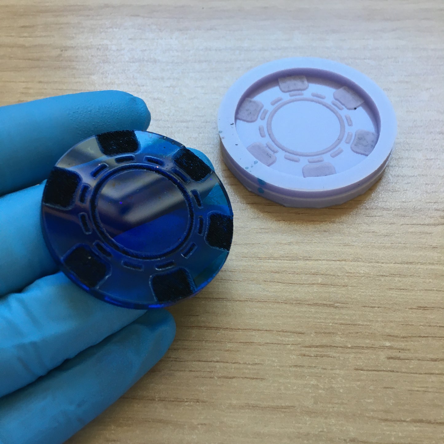 Poker Chip Silicone Mold
