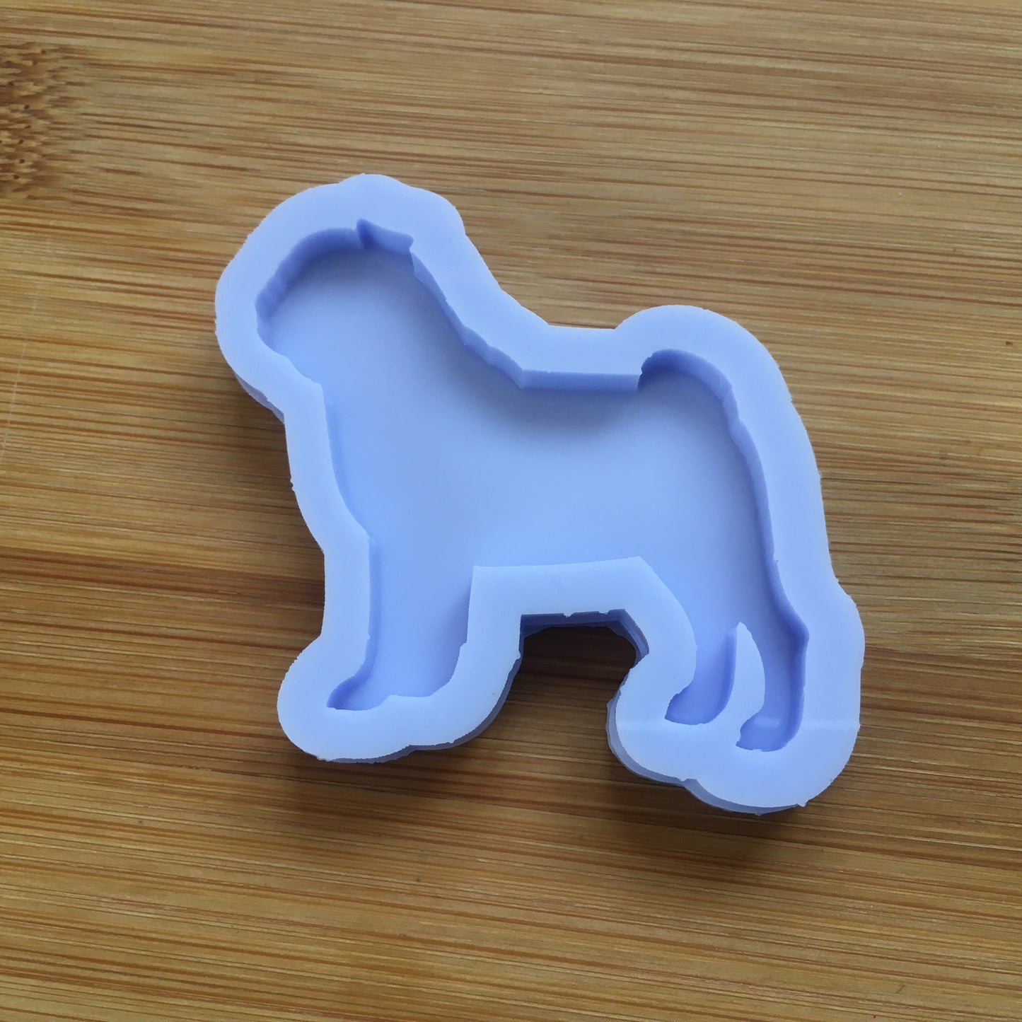 Pug Silhouette Silicone Mold