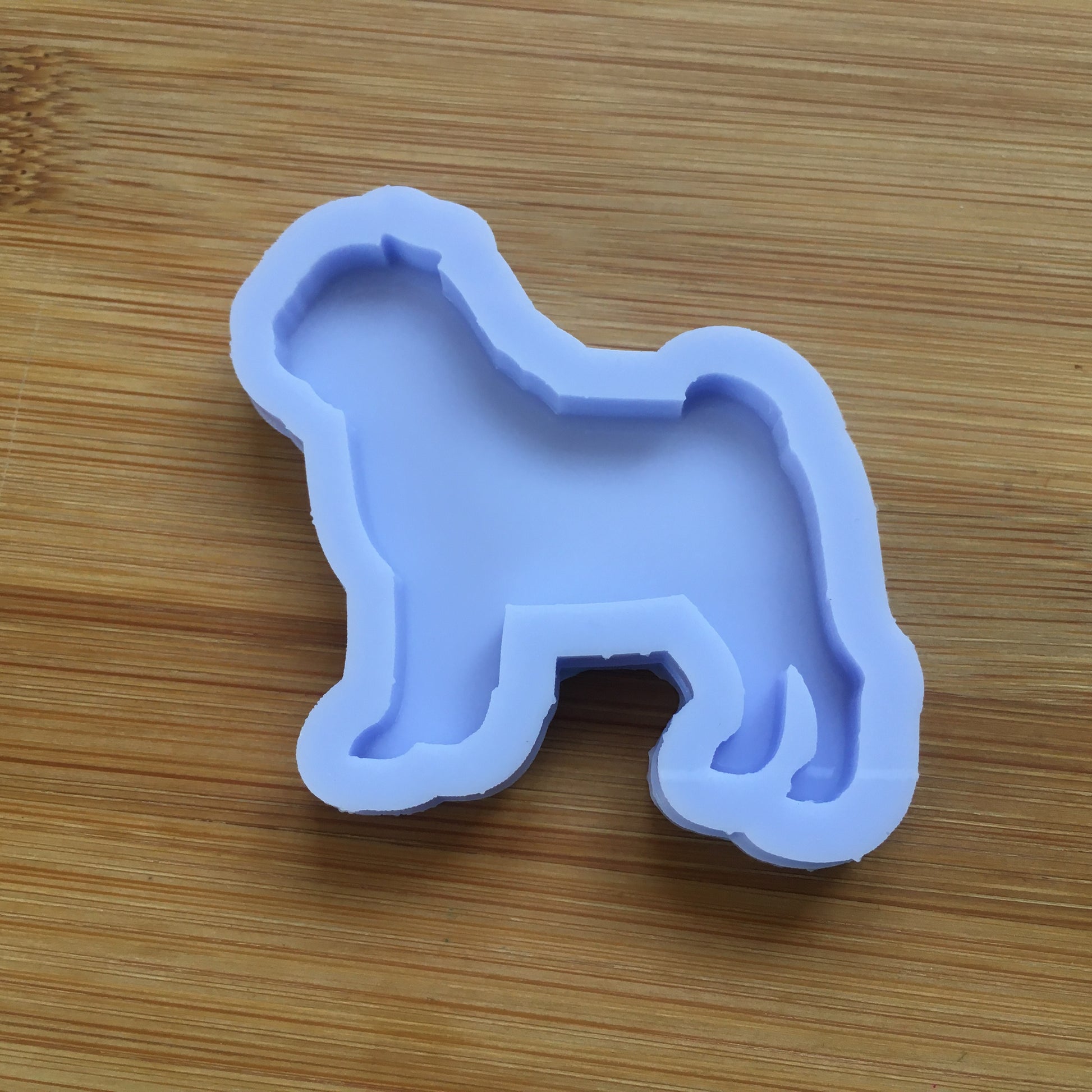 Pug Silhouette Silicone Mold