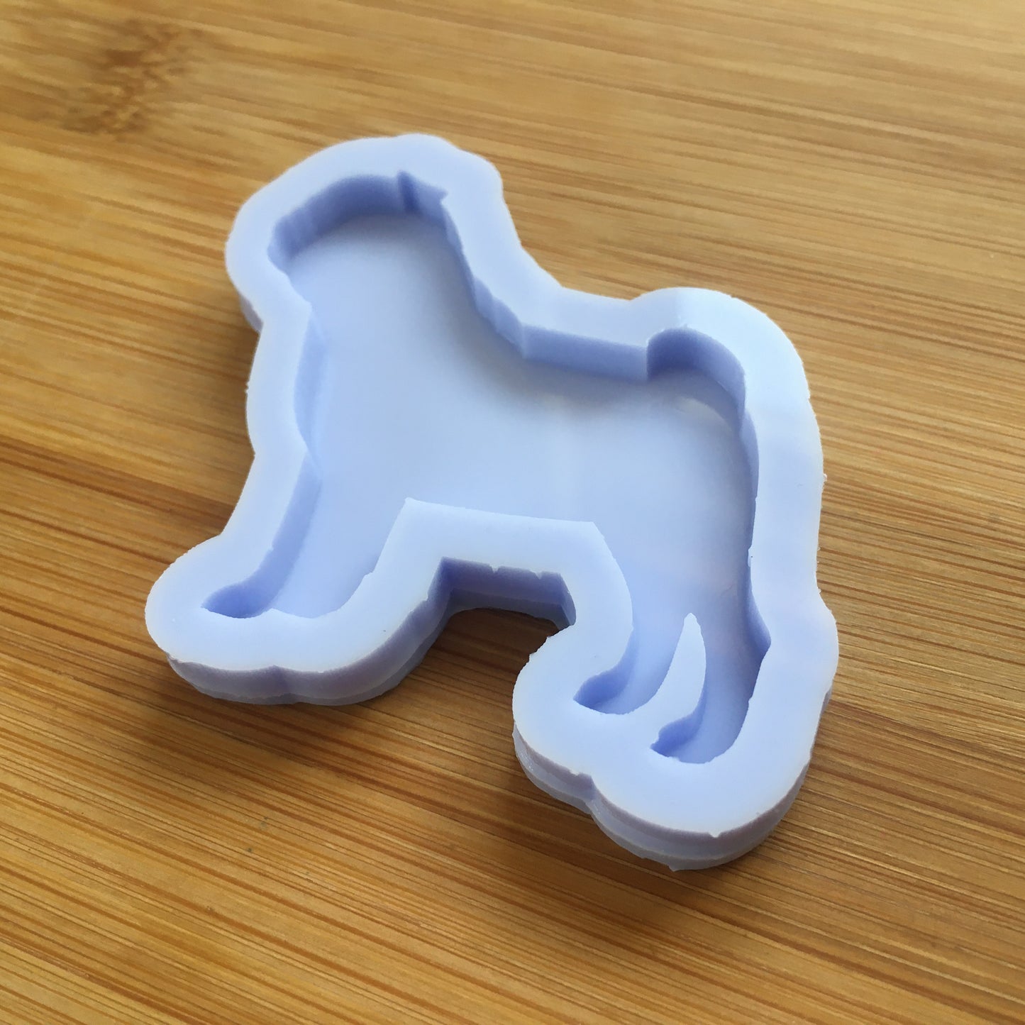 Pug Silhouette Silicone Mold