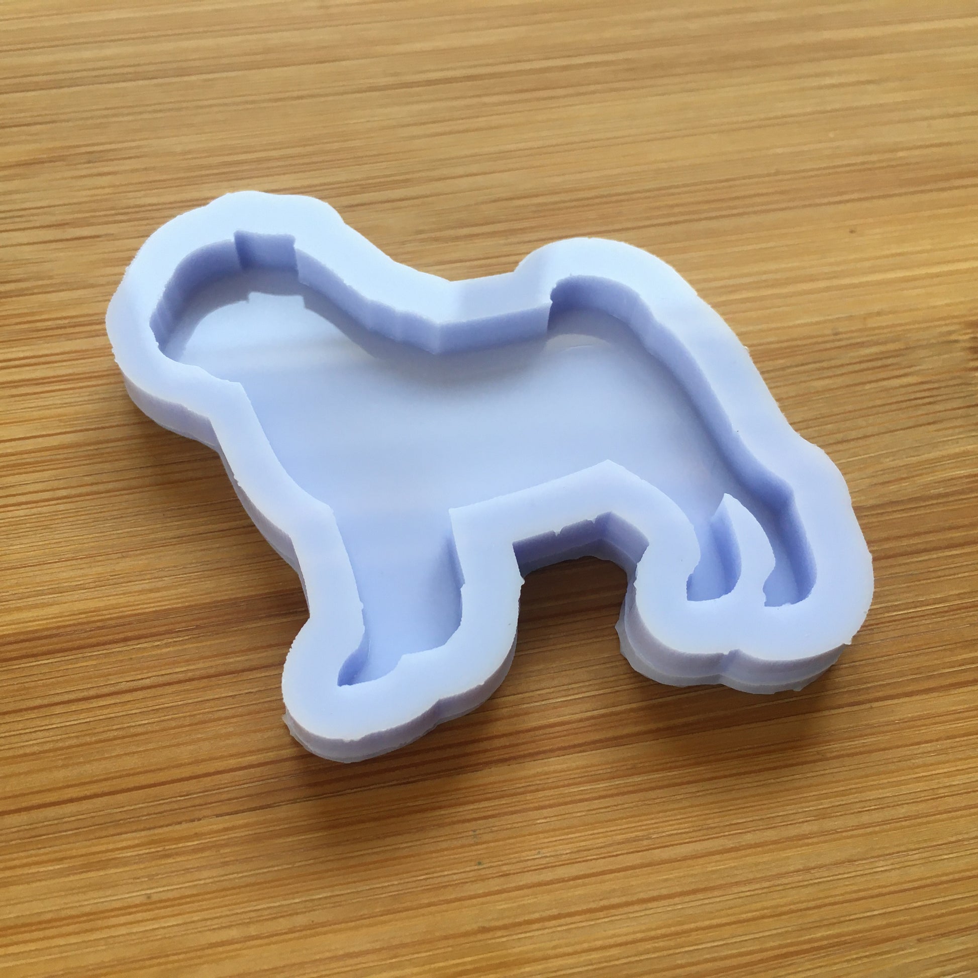Pug Silhouette Silicone Mold