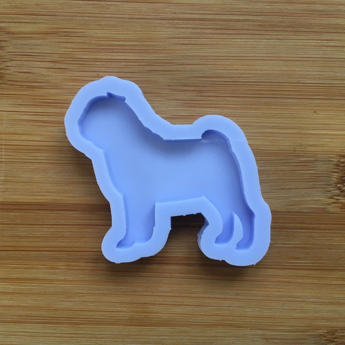 Pug Silhouette Silicone Mold