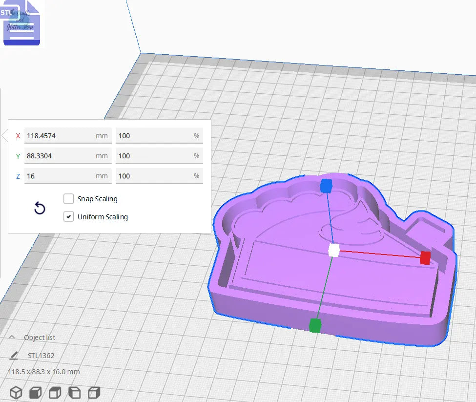 Pumpkin Pie Silicone Mold Housing STL File