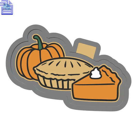 Pumpkin Pie Silicone Mold Housing STL File - The Crafts and Glitter Shop