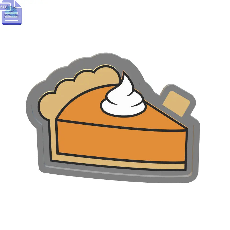 Pumpkin Pie Silicone Mold Housing STL File