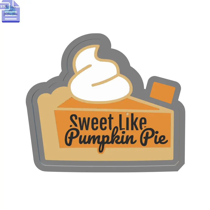 Pumpkin Pie Silicone Mold Housing STL File