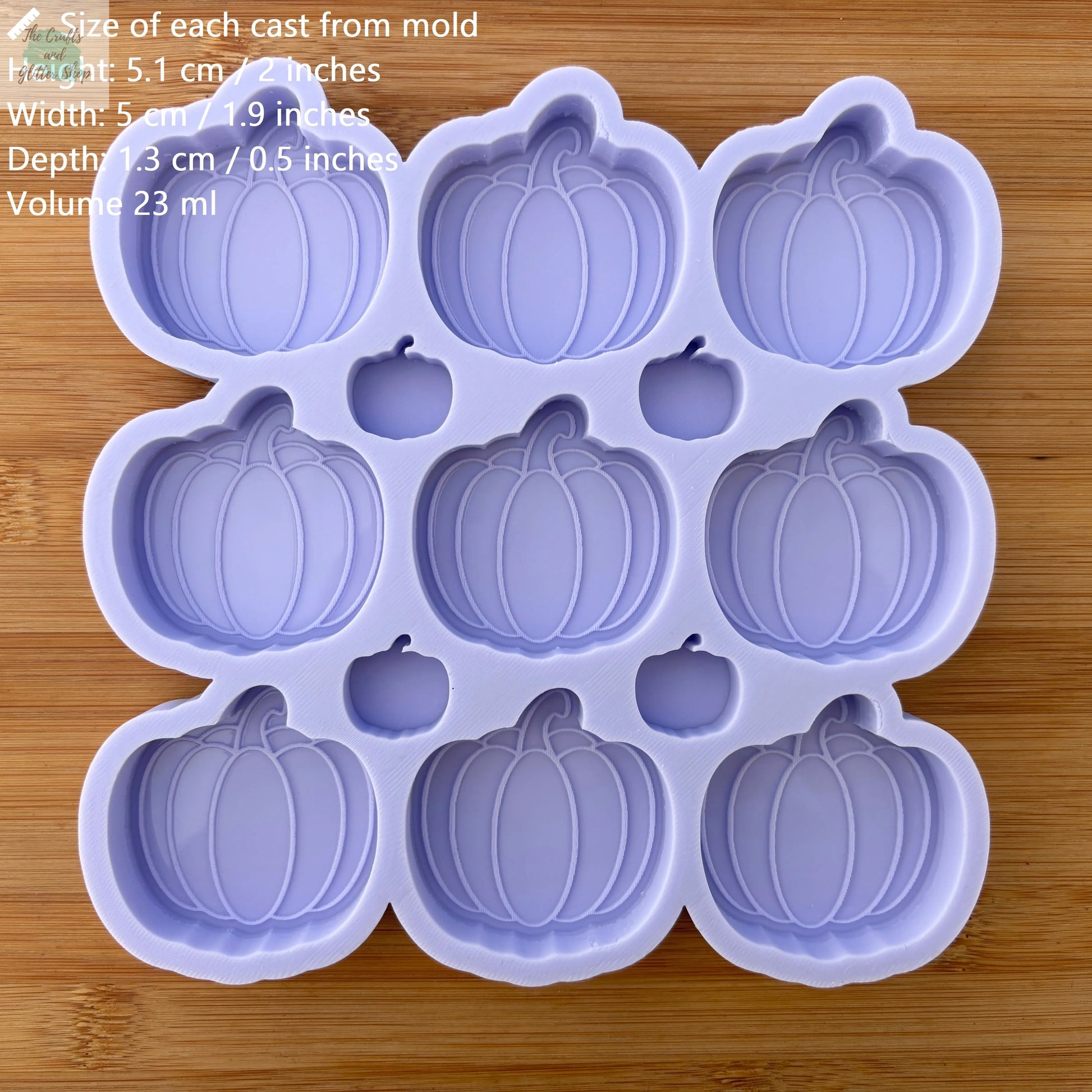 Pumpkin Silicone Mold - The Crafts and Glitter Shop