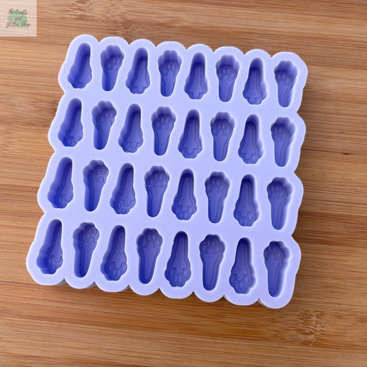 Rabbit Foot Silicone Mold - The Crafts and Glitter Shop