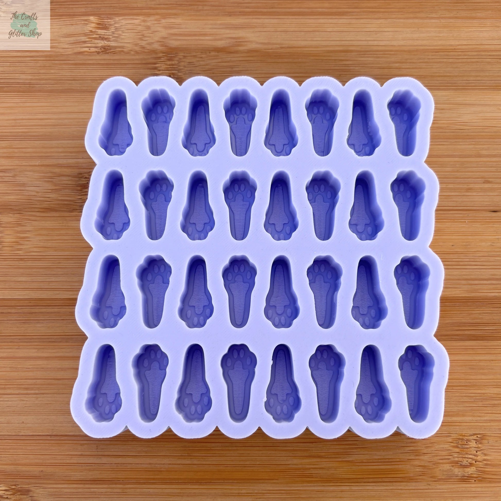 Rabbit Foot Silicone Mold - The Crafts and Glitter Shop