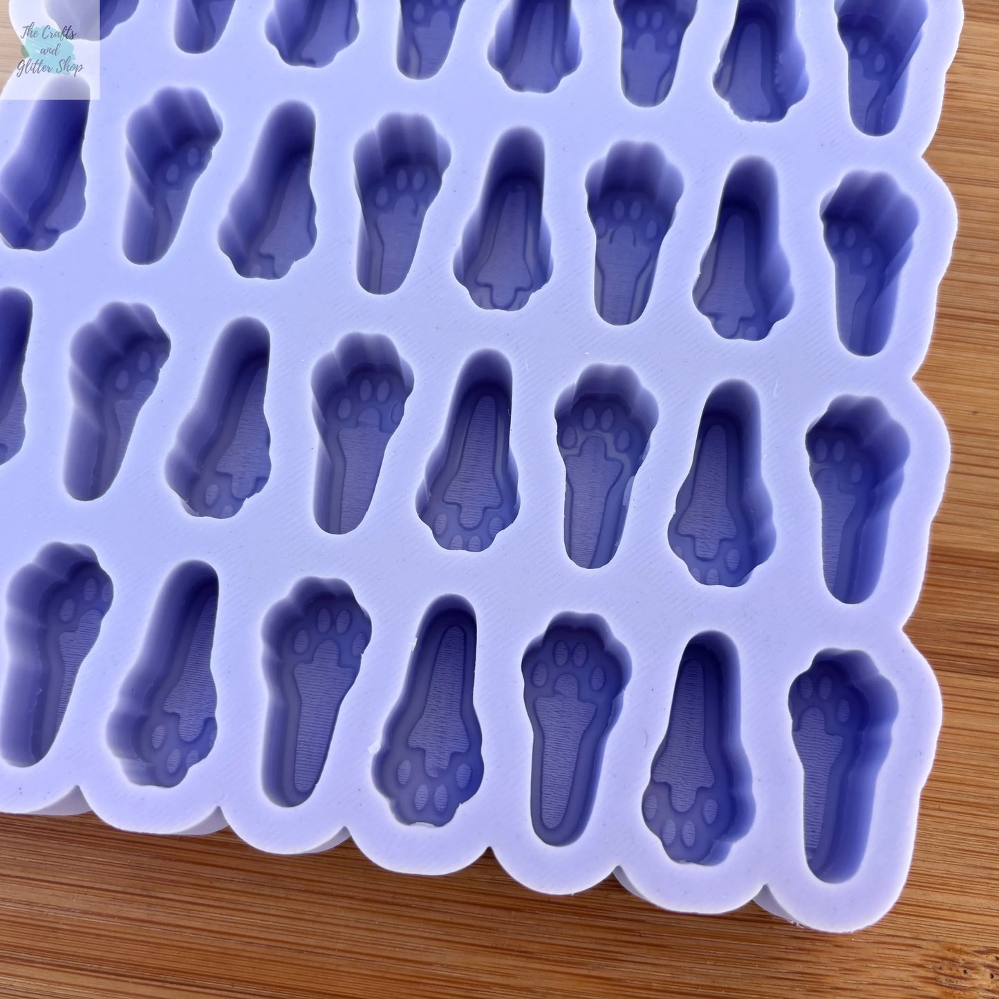 Rabbit Foot Silicone Mold - The Crafts and Glitter Shop