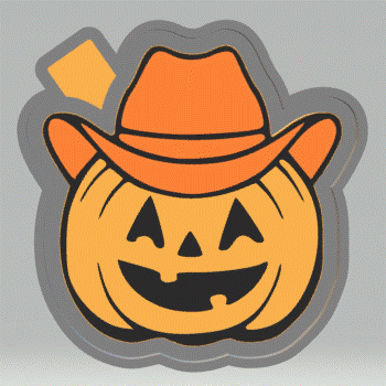 Rancher Pumpkin Silicone Mold Housing STL File