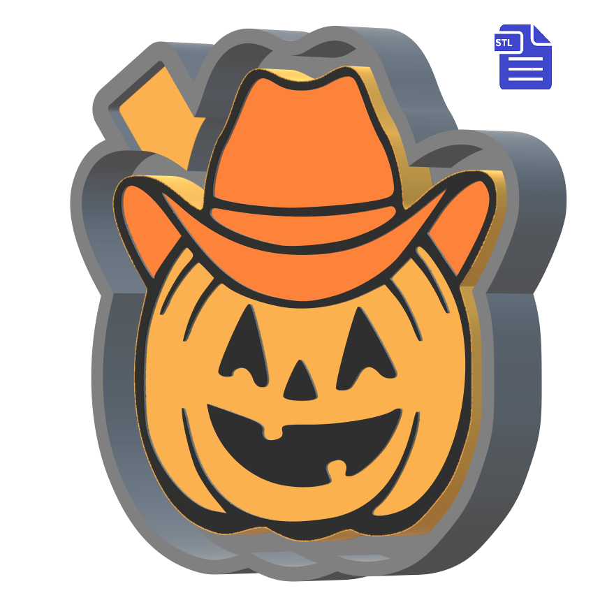 Rancher Pumpkin Silicone Mold Housing STL File