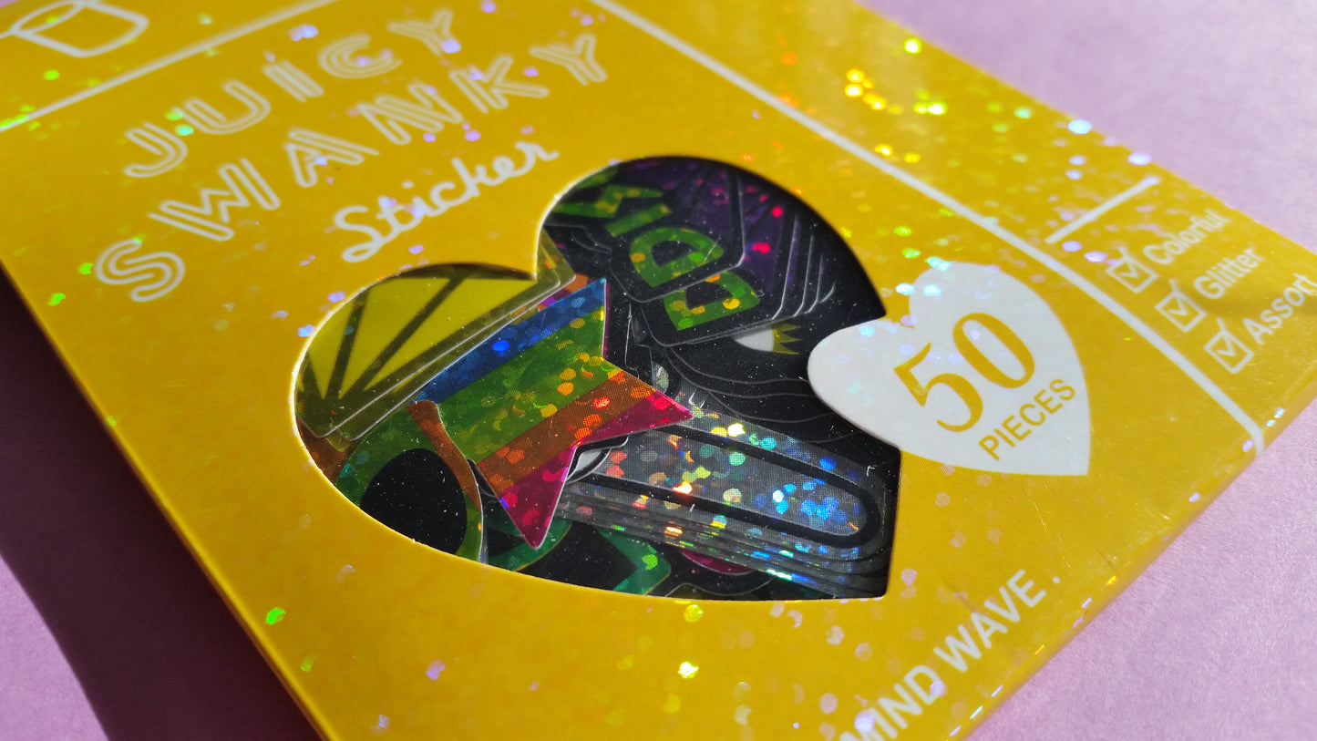 Retro Disco Party Sticker Flakes