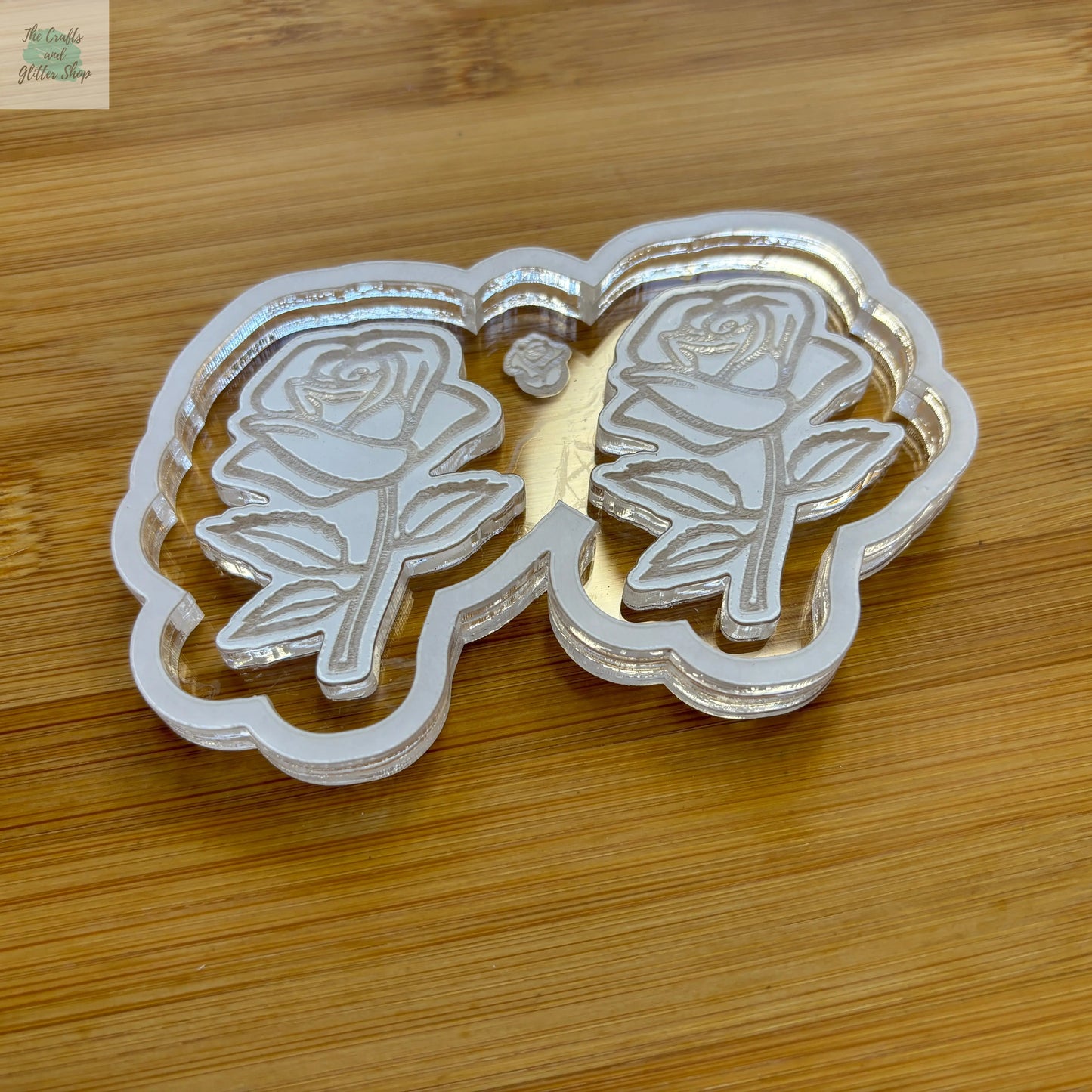 Rose Acrylic Mold Blank - The Crafts and Glitter Shop