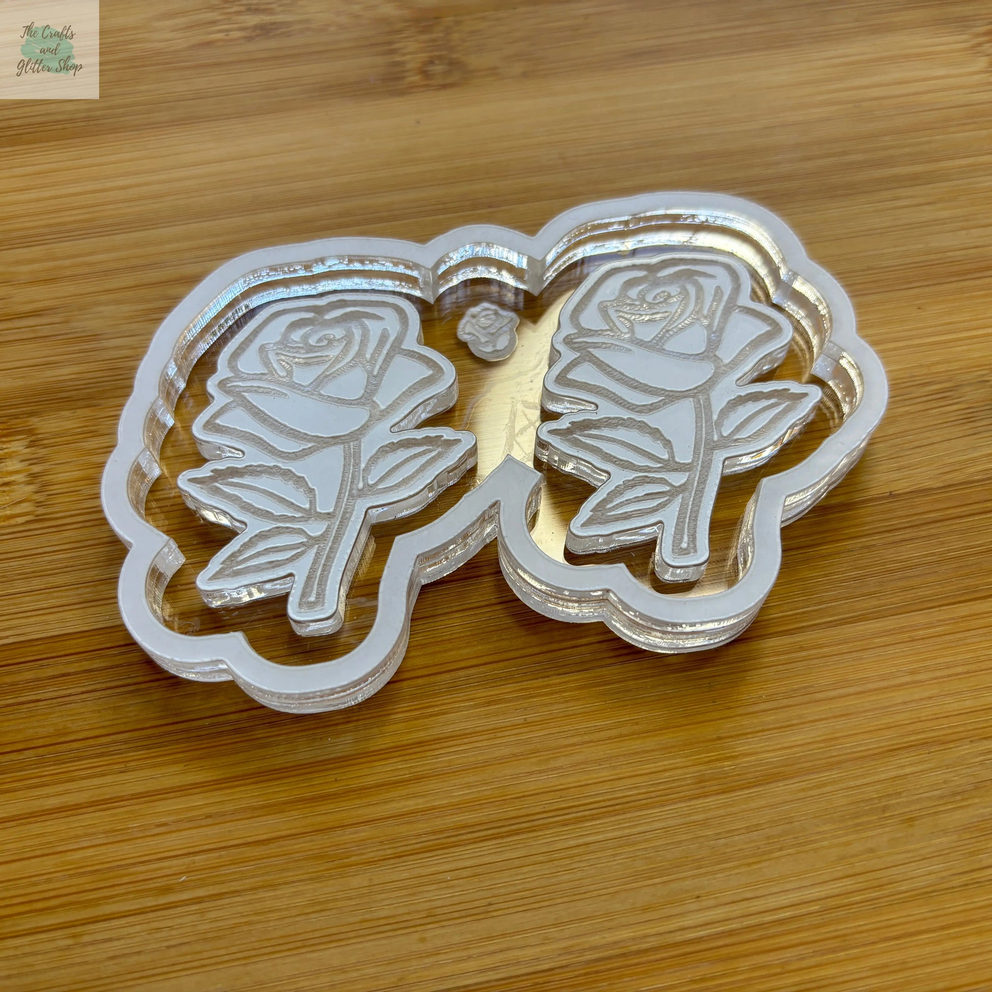 Rose Acrylic Mold Blank - The Crafts and Glitter Shop