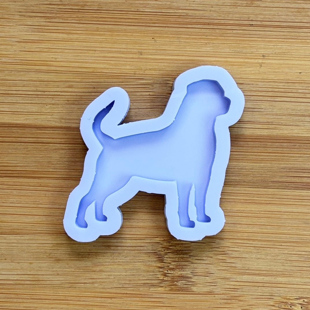 Rottweiler silicone mold made with 1 cavity of 5 cm, made with food safe silicone.