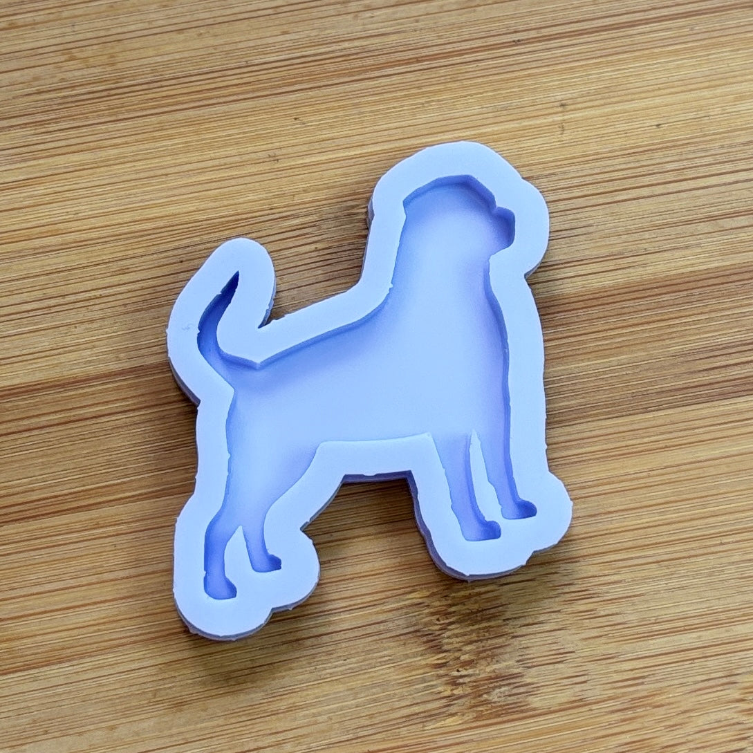 Rottweiler silicone mold made with 1 cavity of 5 cm, made with food safe silicone.