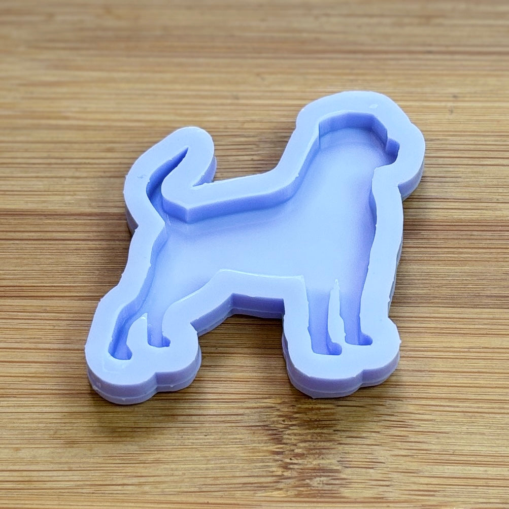 Rottweiler silicone mold made with 1 cavity of 5 cm, made with food safe silicone.
