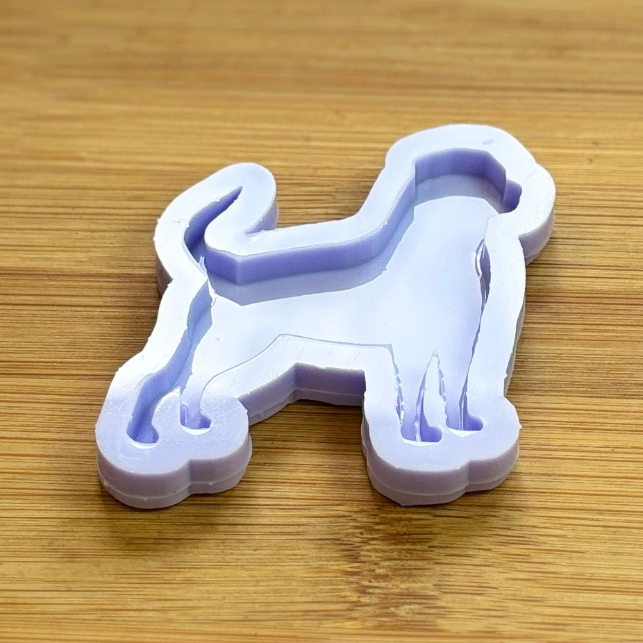 Rottweiler silicone mold made with 1 cavity of 5 cm, made with food safe silicone.