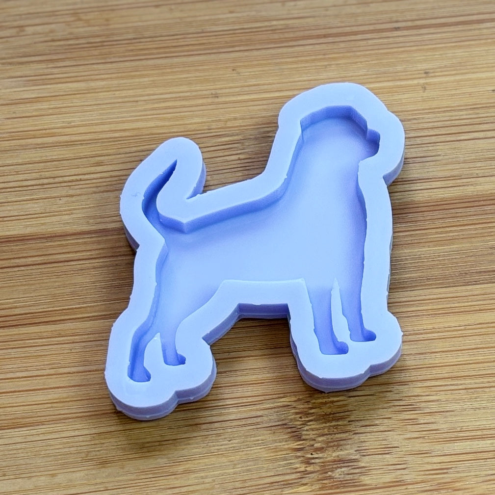 Rottweiler silicone mold made with 1 cavity of 5 cm, made with food safe silicone.