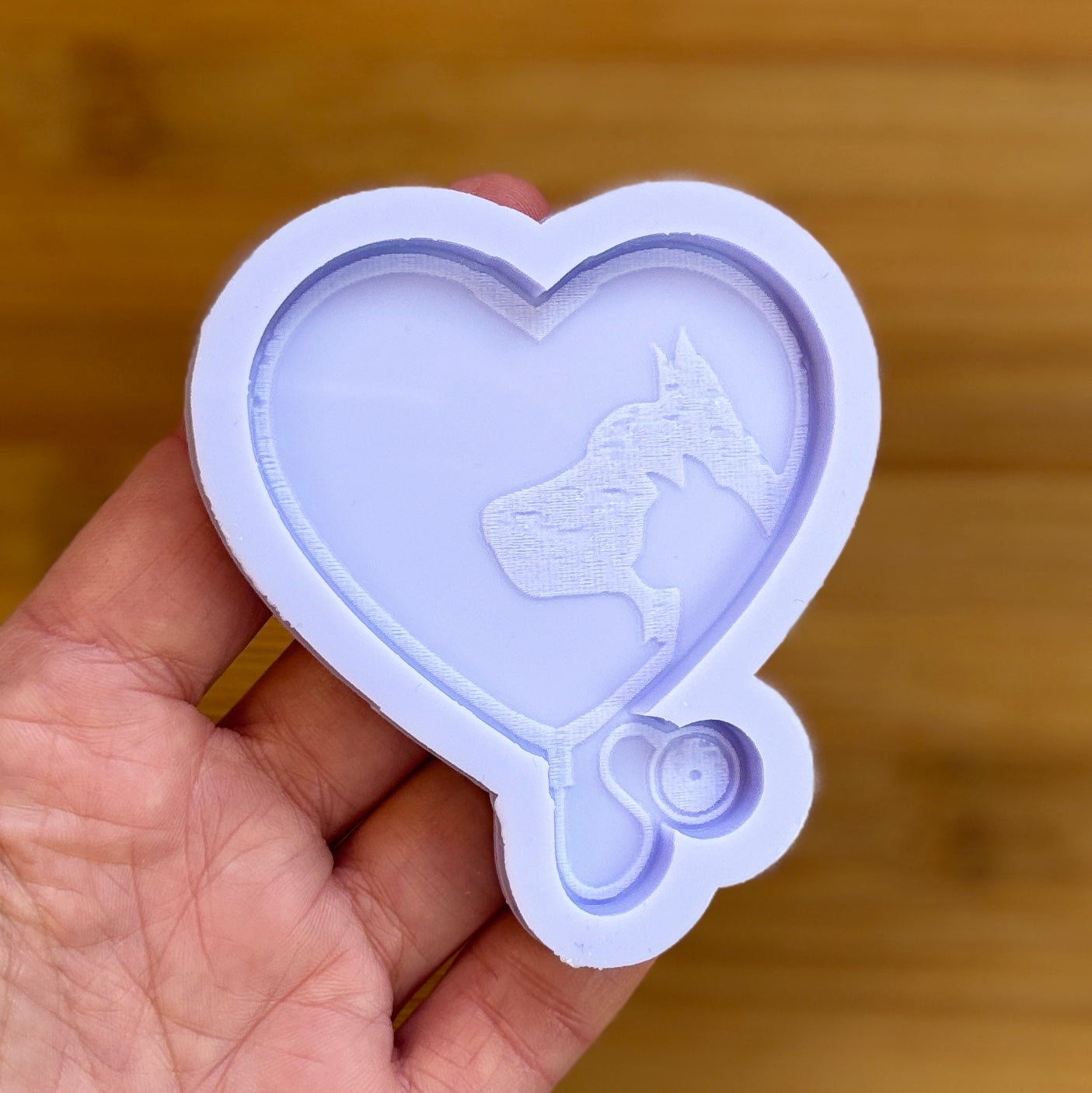 Veterinarian Silicone Mold with 1 cavity, made with Food Safe Silicone suitable for both food and craft projects.