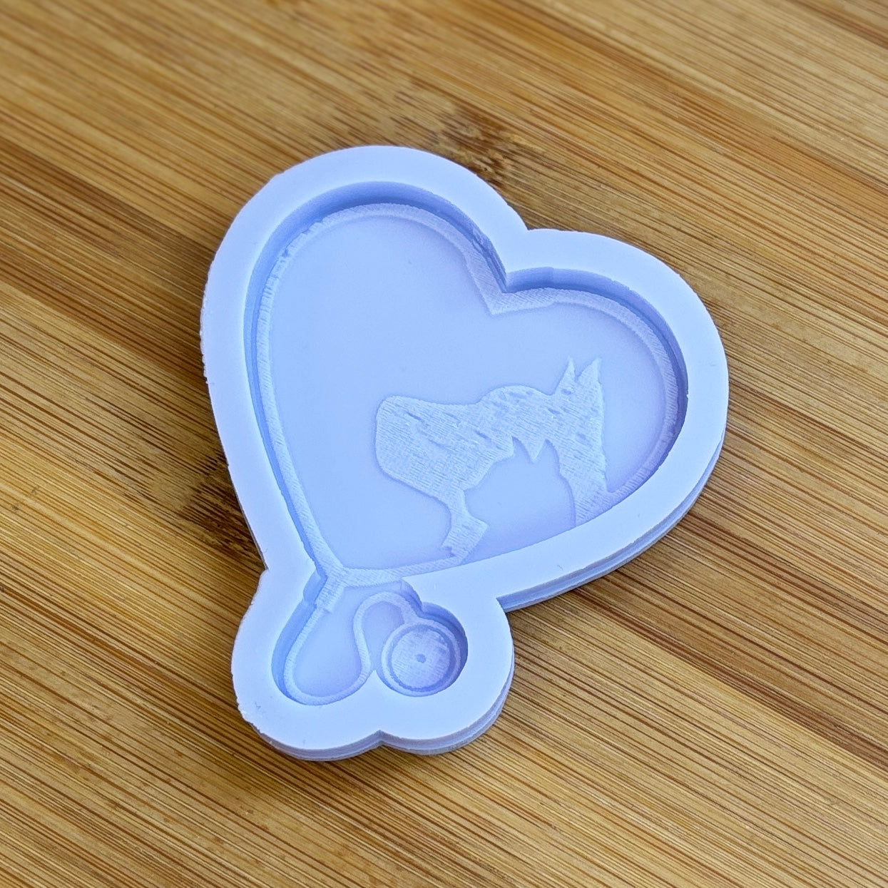 Veterinarian Silicone Mold with 1 cavity, made with Food Safe Silicone suitable for both food and craft projects.