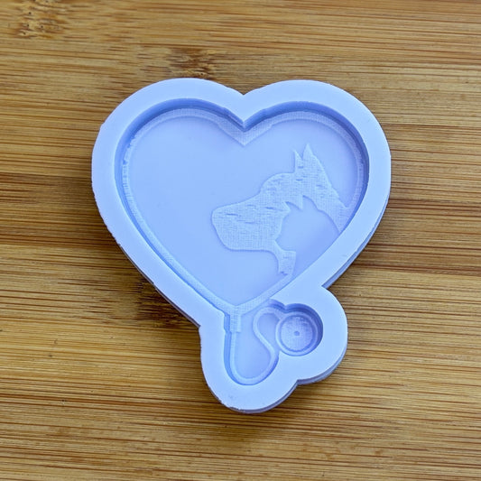 Veterinarian Silicone Mold with 1 cavity, made with Food Safe Silicone suitable for both food and craft projects.