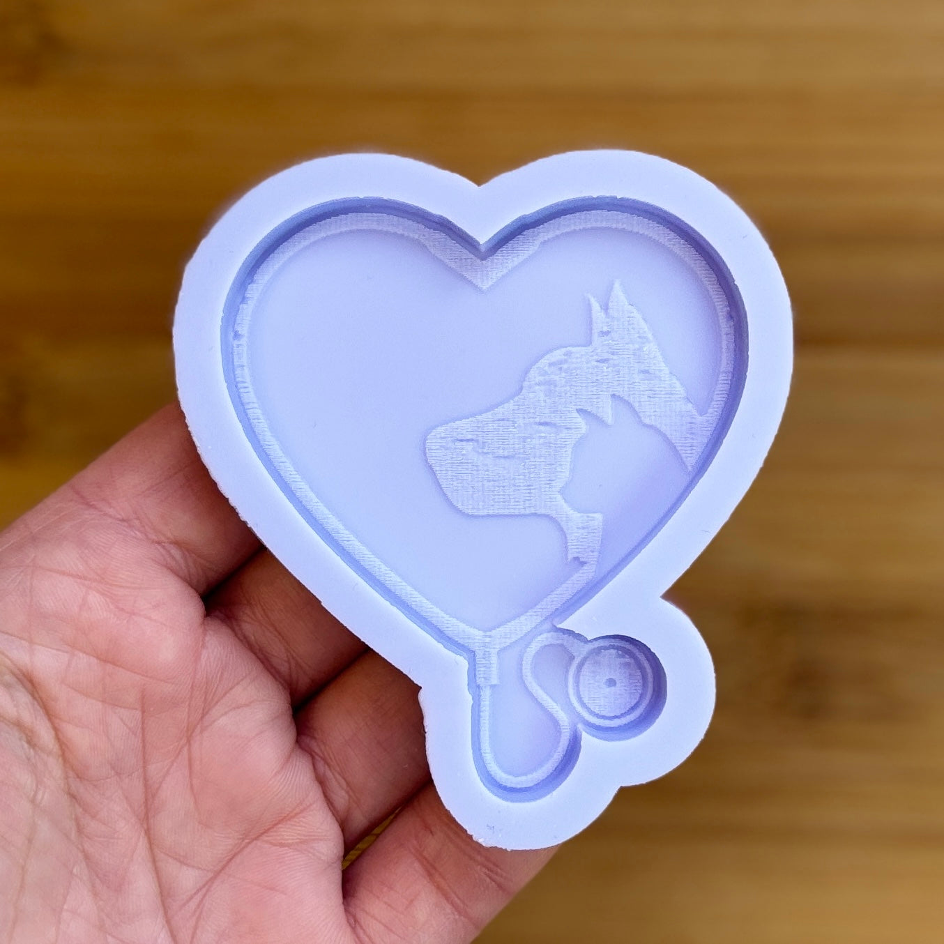 Veterinarian Silicone Mold with 1 cavity, made with Food Safe Silicone suitable for both food and craft projects.